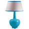 Turquoise Porcelain Urn Table Lamp