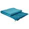 Turquoise Signature Cashmere Blend Waterwave Throw Blanket