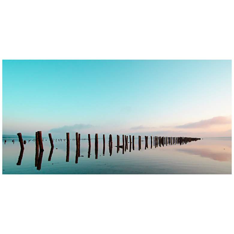 Image 1 Turquoise Sky 48" Wide All-Season Outdoor Canvas Wall Art