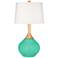 Turquoise Wexler Table Lamp with Dimmer