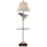 Turtle Antique Night Light Floor Lamp with Glass Tray