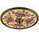 Tuscan Grapes 24" Giclee Bronze Ceiling Medallion