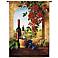 Tuscan Patio View 53" High Wall Hanging Tapestry