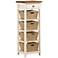 Tuscan Retreat ® Country White 1-Drawer Open Side Stand
