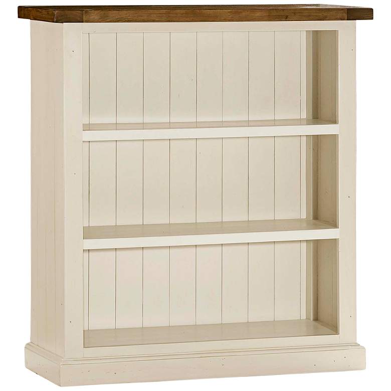 Image 1 Tuscan Retreat &#174; Country White 3-Shelf Low Bookcase