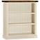 Tuscan Retreat ® Country White 3-Shelf Low Bookcase