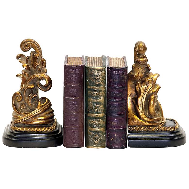 Image 1 Tuscan Scroll Bookends Set of 2