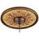Tuscan Wine 16" Wide Bronze Finish Ceiling Medallion