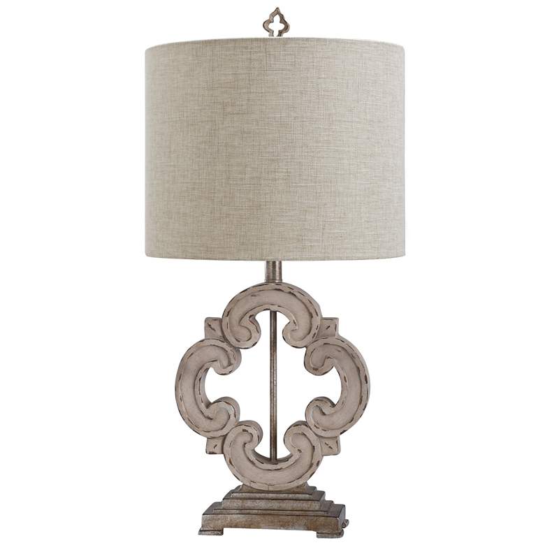Image 1 Tuscany Cream 30in Cast Table Lamp