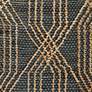 Tustin 5&#39;x8&#39; Blue Charcoal and Natural Jute Area Rug