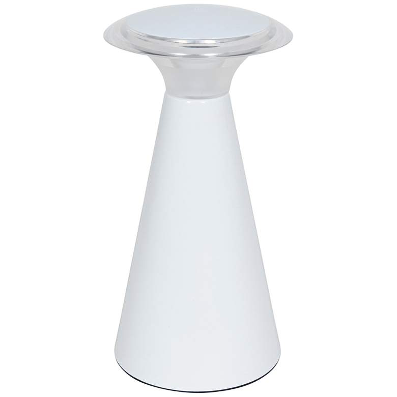 Image 1 Tut Chi 8 inch High White Cordless LED Accent Table Lamp