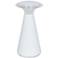 Tut Chi 8" High White Cordless LED Accent Table Lamp