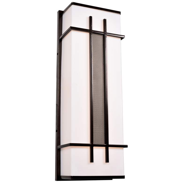 Image 1 Tuxedo 26" High Bronze LED Outdoor Wall Light