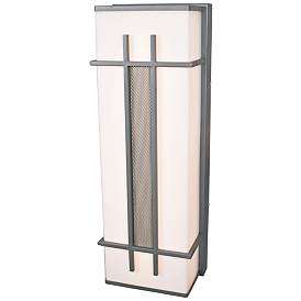 Image1 of Tuxedo 26" High Satin LED Outdoor Wall Light