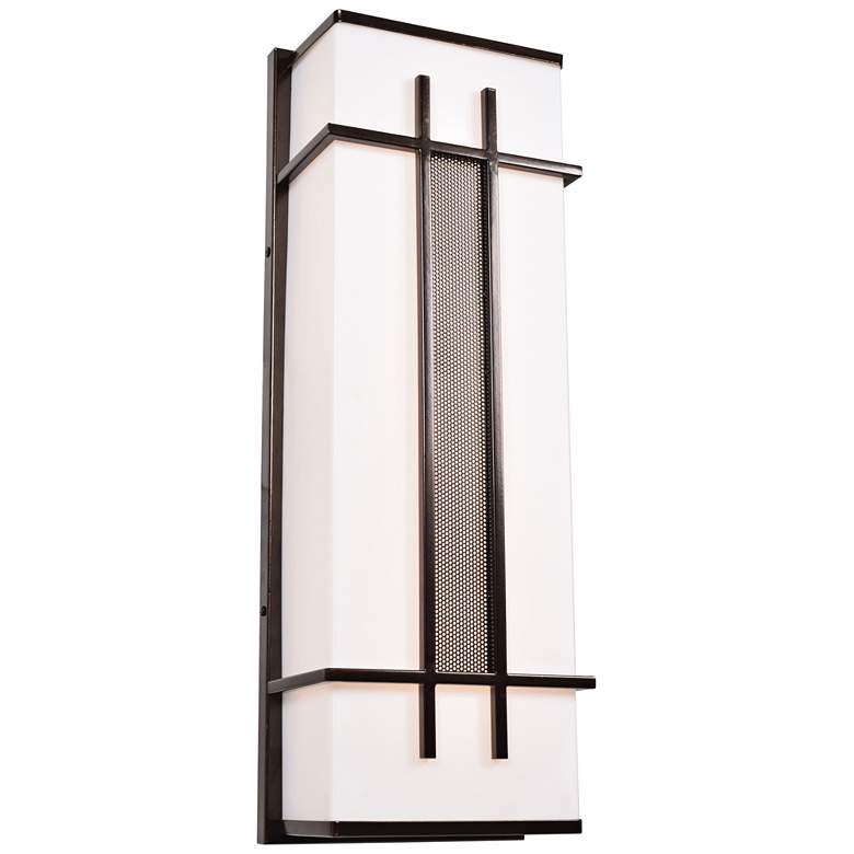 Image 1 Tuxedo 36" High Bronze LED Outdoor Wall Light