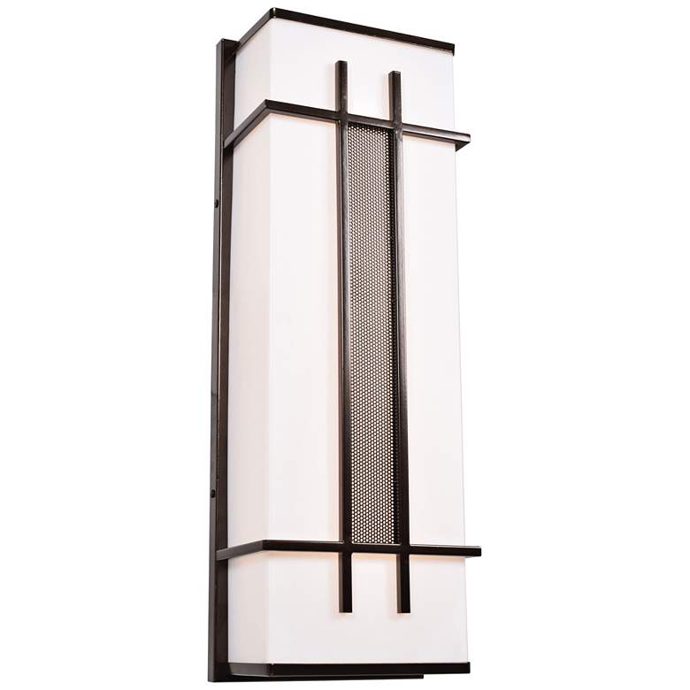 Image 1 Tuxedo 36 inch High Bronze LED Outdoor Wall Light