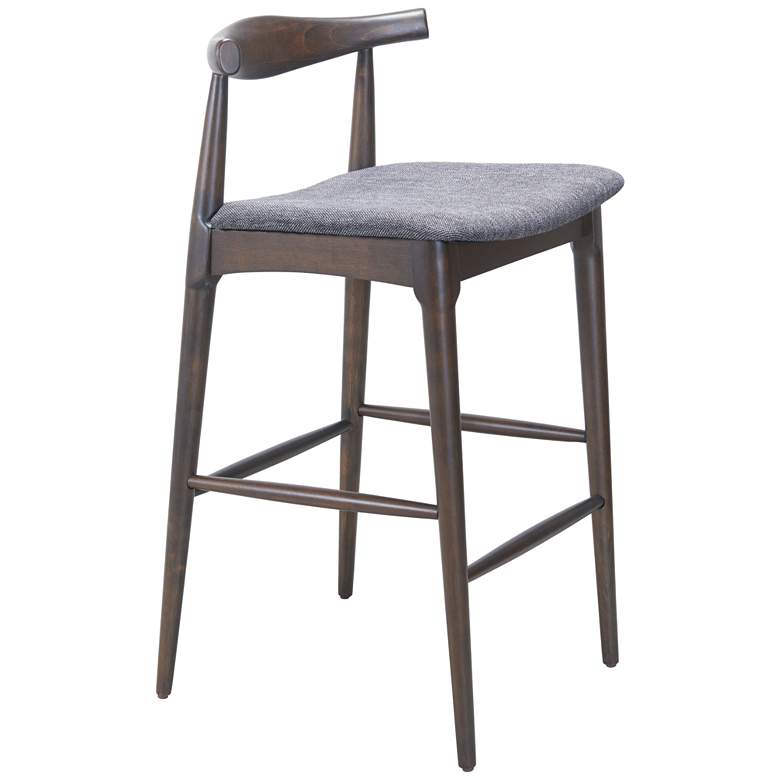 Image 1 Tuzka Barstool (Set of 2) Gray & Espresso