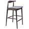 Tuzka Barstool (Set of 2) Gray & Espresso
