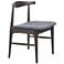 Tuzka Dining Chair (Set of 2) Gray & Espresso