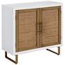 Tweed &#38; White 36" Wide 2-Door Wooden Cabinet