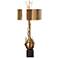 Twig Bulb Antique Brass Table Lamp