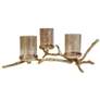 Twig Gold &#38; Clear Candleholder