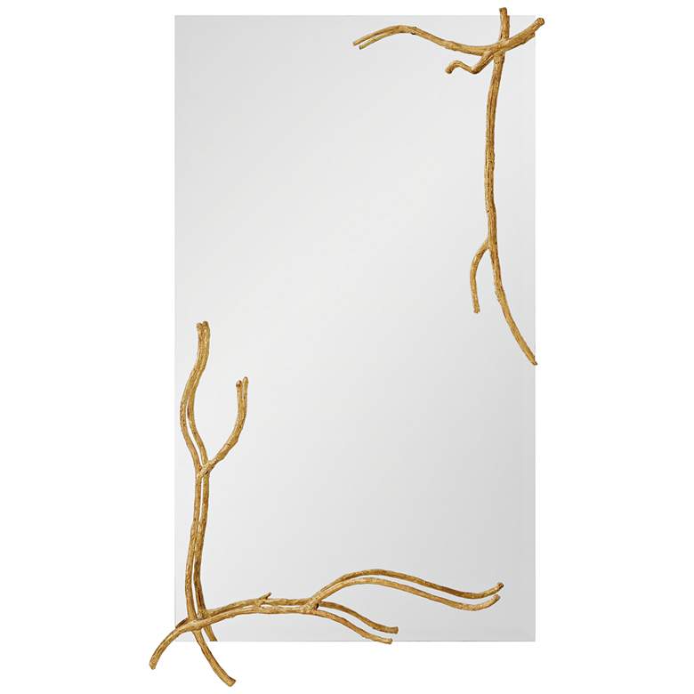 Image 1 Twig Gold Leaf 31" x 52" Wall Mirror