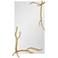 Twig Gold Leaf 31" x 52" Wall Mirror