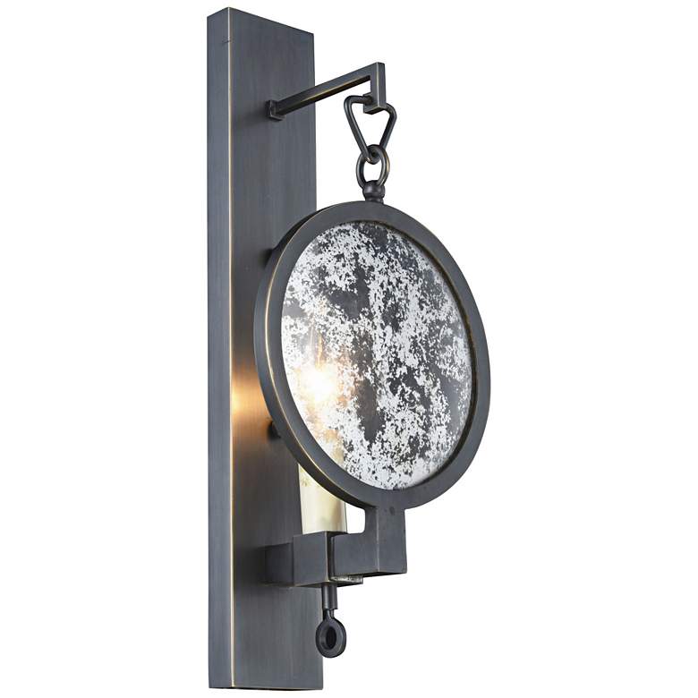 Image 1 Twilight 14" High Bronze 1-Light Wall Sconce