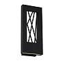 Thumbnail2 of Twilight 16"H x 7"W 2-Light Outdoor Wall Light in Black more views