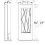 Thumbnail4 of Twilight 16"H x 7"W 2-Light Outdoor Wall Light in Black more views