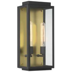 Twilight 18" High Black 2 Light Wall Lantern