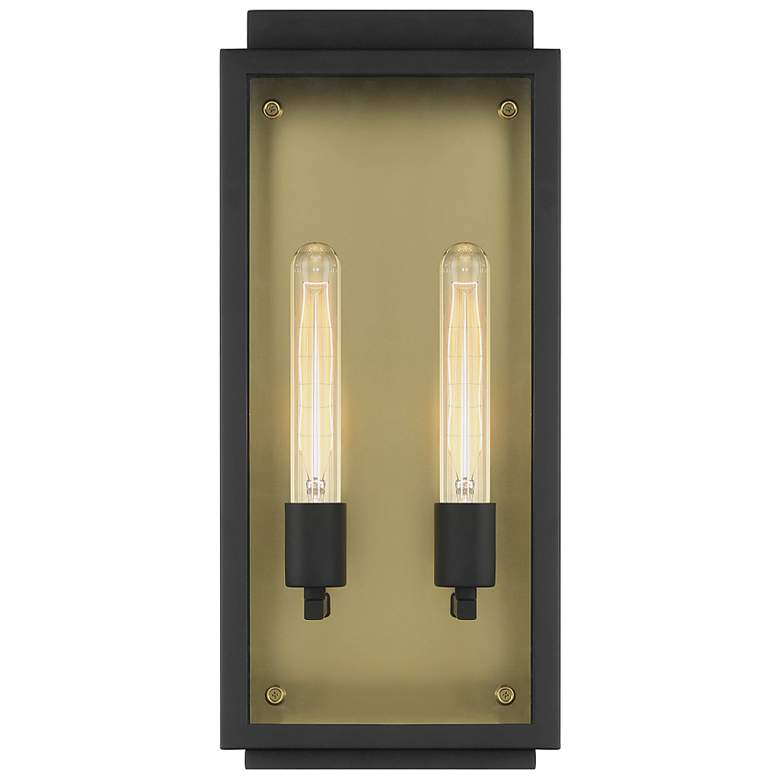 Image 3 Twilight 18" High Black 2 Light Wall Lantern more views