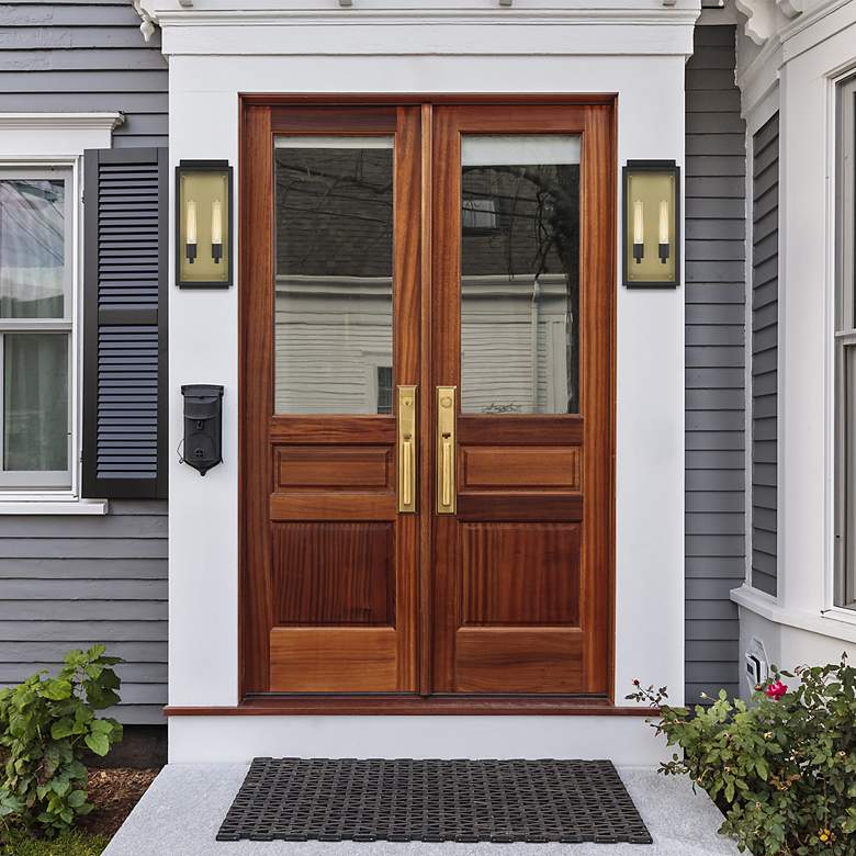 Image 4 Twilight 18" High Black 2 Light Wall Lantern more views