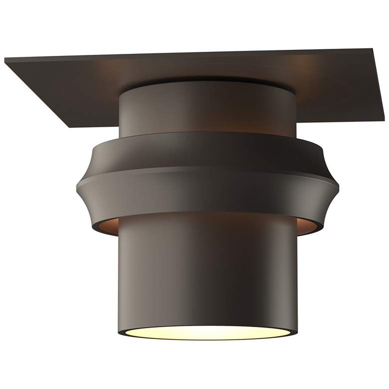 Image 1 Twilight 9" Wide Coastal Dark Smoke Outdoor Ceiling Light