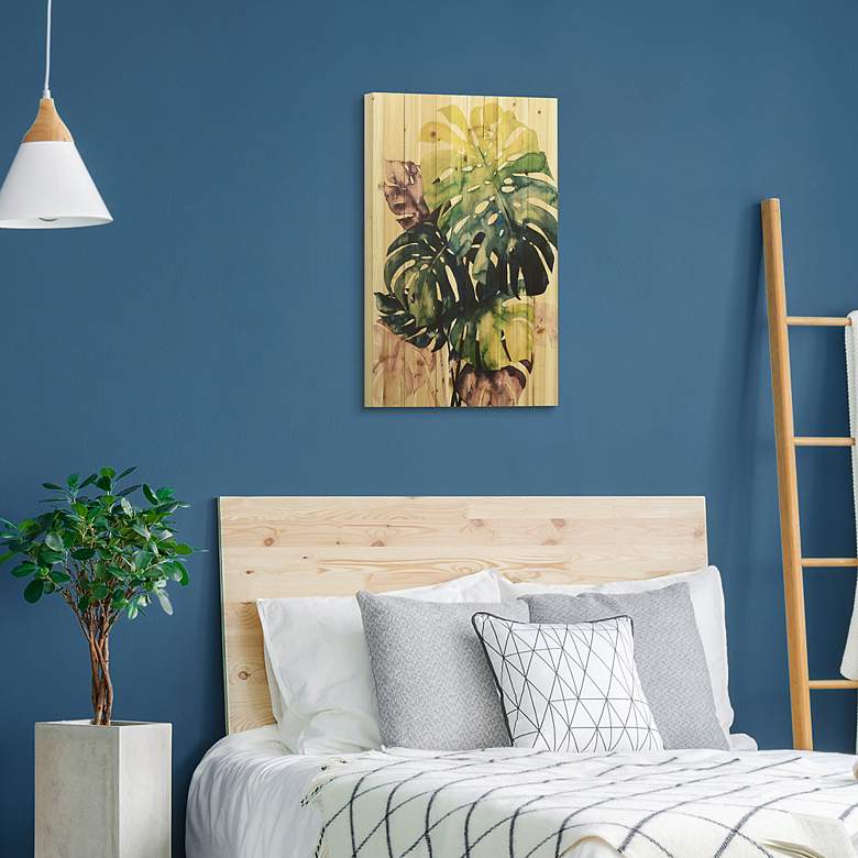 Image 7 Twilight Palms III and IV 36" High 2-Piece Wood Wall Art Set more views