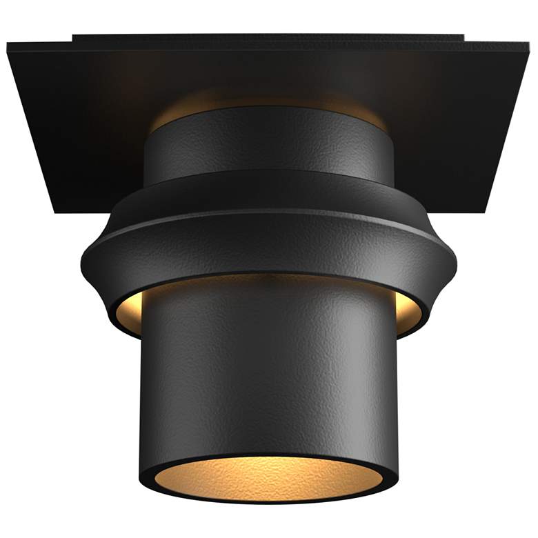 Image 1 Twilight Small Dark Sky Friendly Outdoor Semi-Flush - Coastal Black Finish