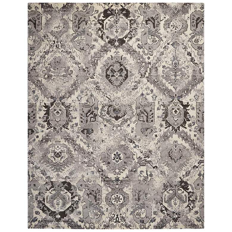 Image 2 Twilight TWI03 5'6"x8' Ivory Gray Rectangular Area Rug