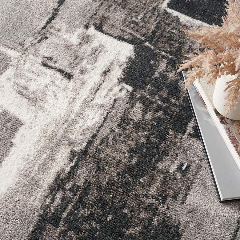 Image 5 Twilight TWI30 5'6"x8' Gray Ivory Rectangular Area Rug more views