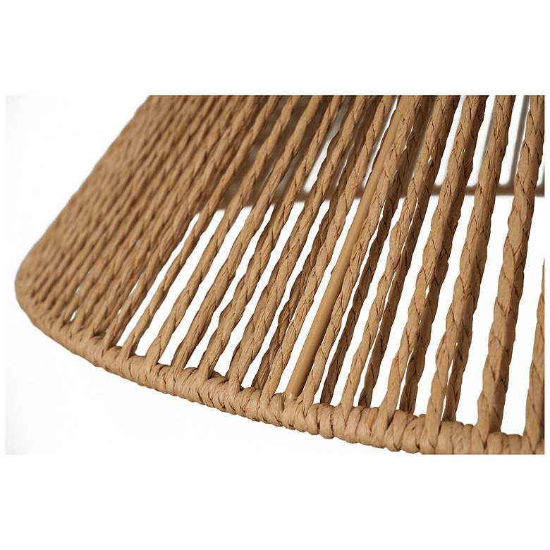 Image 7 Twine 16" Wide Brushed Gold Semi-Flush Mount more views