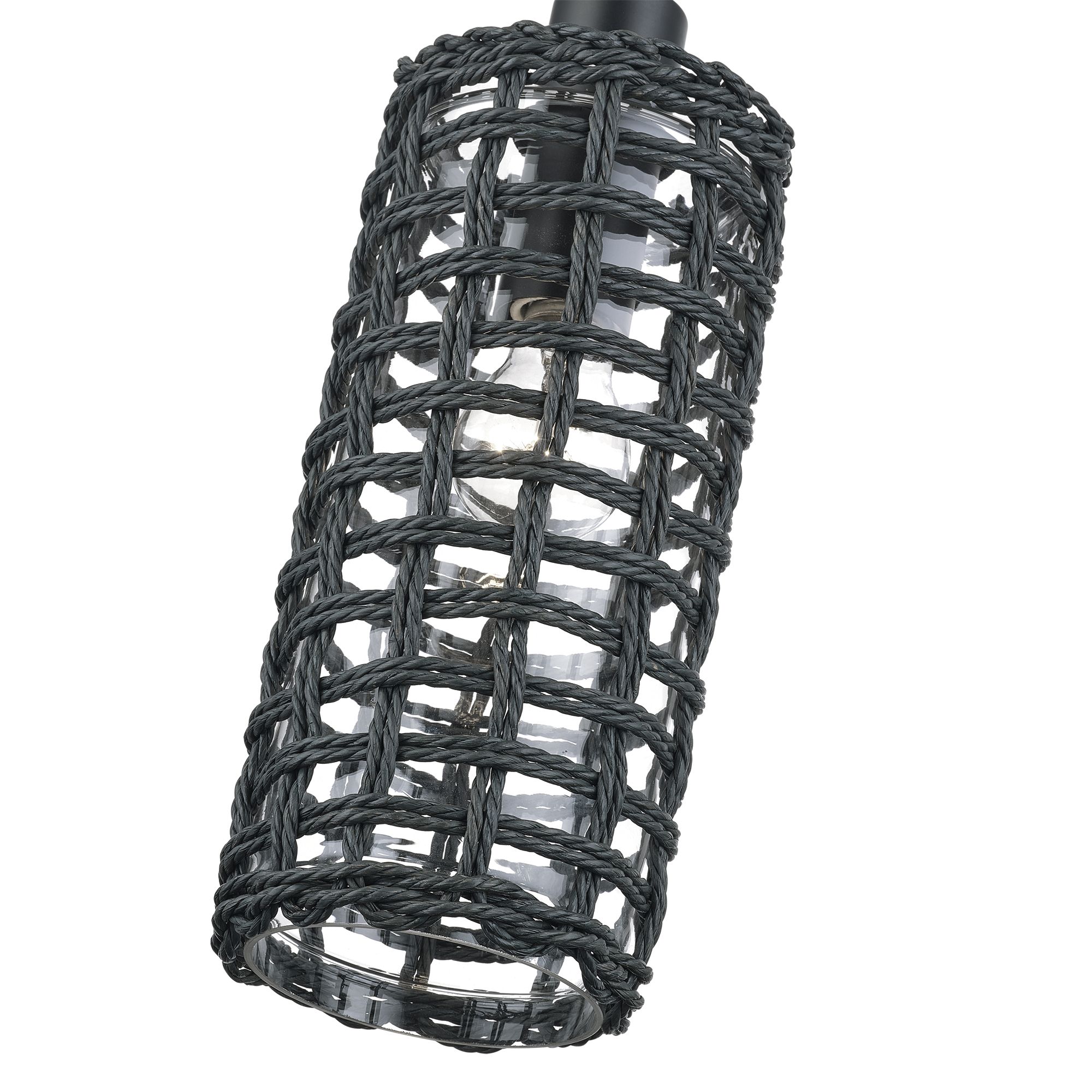 Image 6 Twinewell 1 Light Black Mini Pendant more views