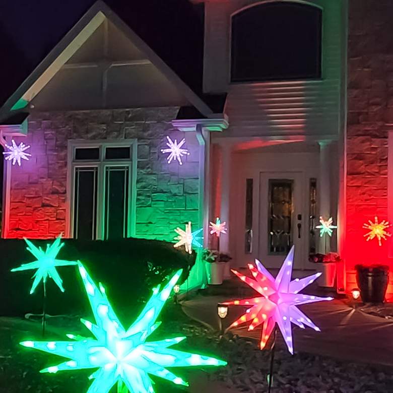 Image 4 Twinklers 15" Wide Decorative Indoor/Outdoor LED Star Light more views