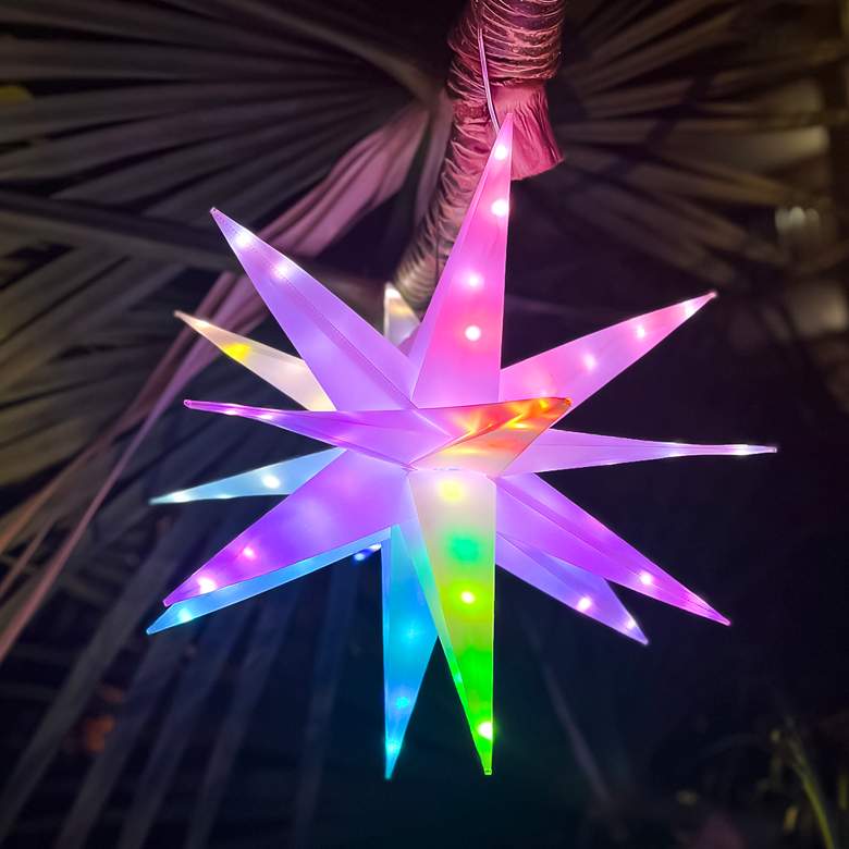 Image 5 Twinklers 22 inch Wide Decorative Indoor/Outdoor LED Star Light more views