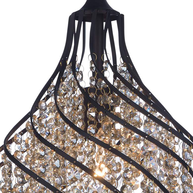 Image 2 Twirl 1 Light 11.5 inch Wide Oil Rubbed Bronze Chandelier more views