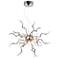 Twist 15 Light Chandelier With Chrome Finish