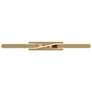 1_Twist 36" LED Vanity - Satin Brass