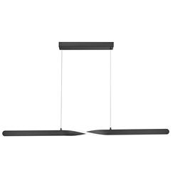 Twist 47 1/2" Wide Black LED Pendant Light