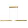 Twist 48" LED Pendant - Satin Brass
