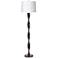Twist 62" high Floor Lamp with White Shade