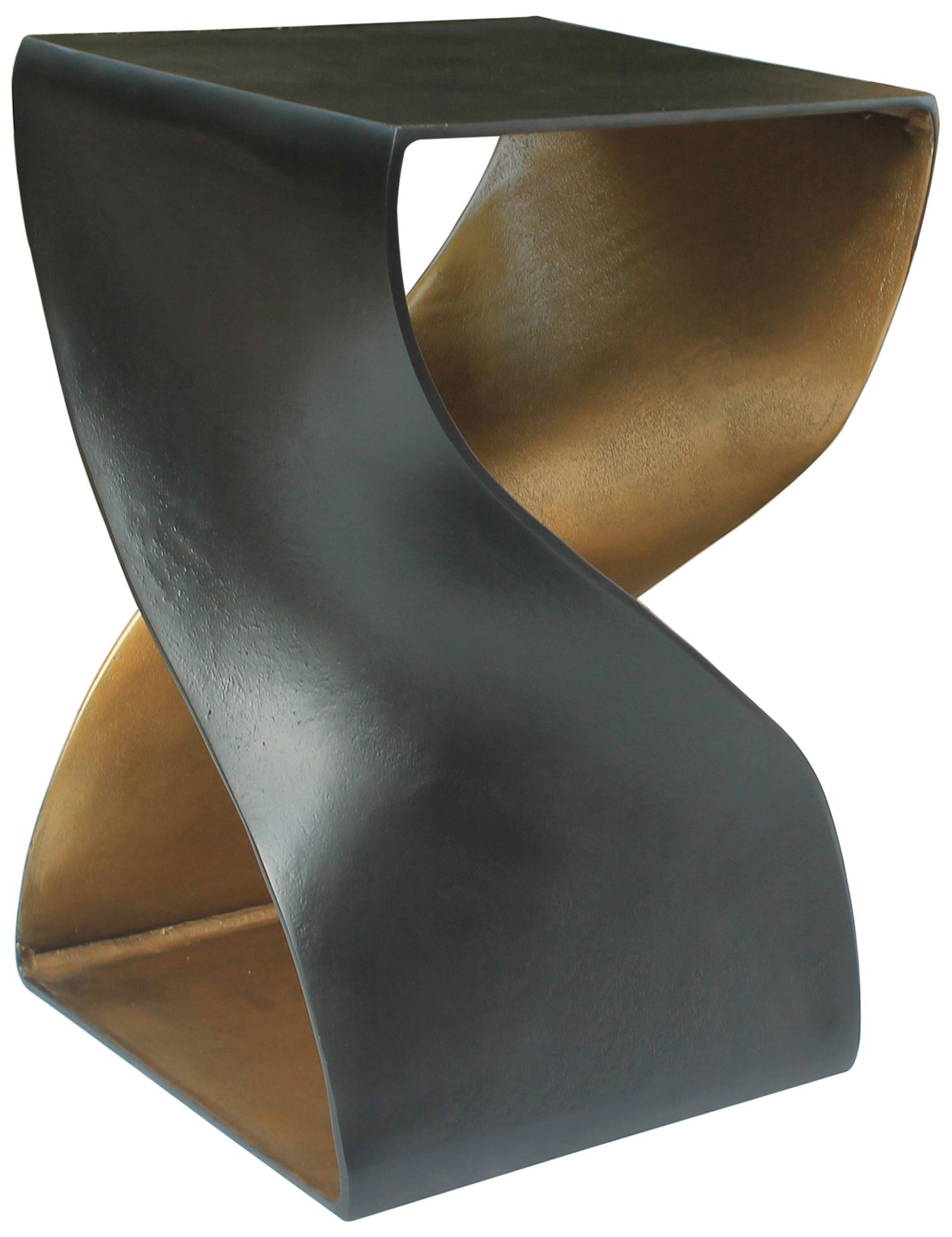 Image 3 Twist Accent Table Black more views